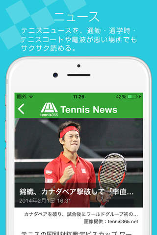 テニス365 screenshot 2