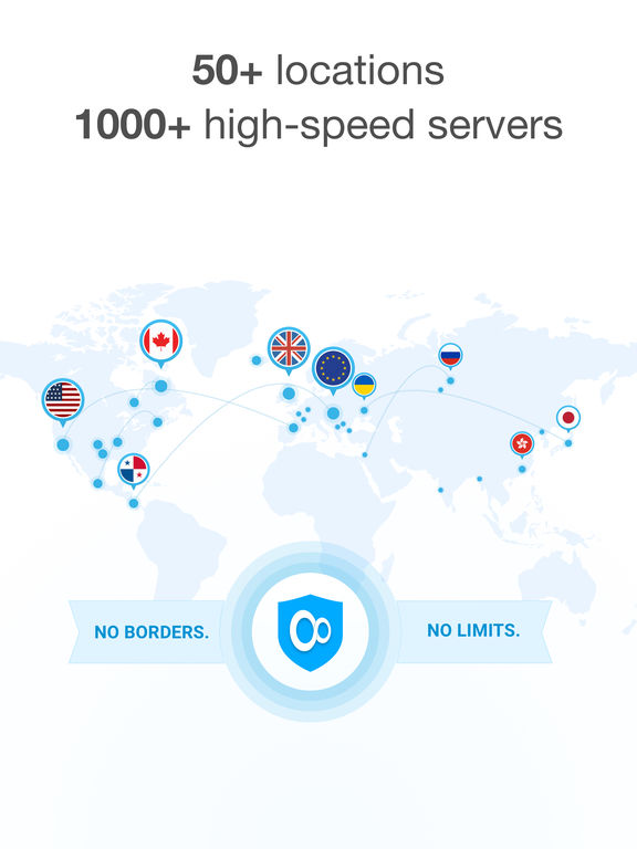 Screenshots of VPN Unlimited – Best Anonymous & Secure VPN Proxy for iPad