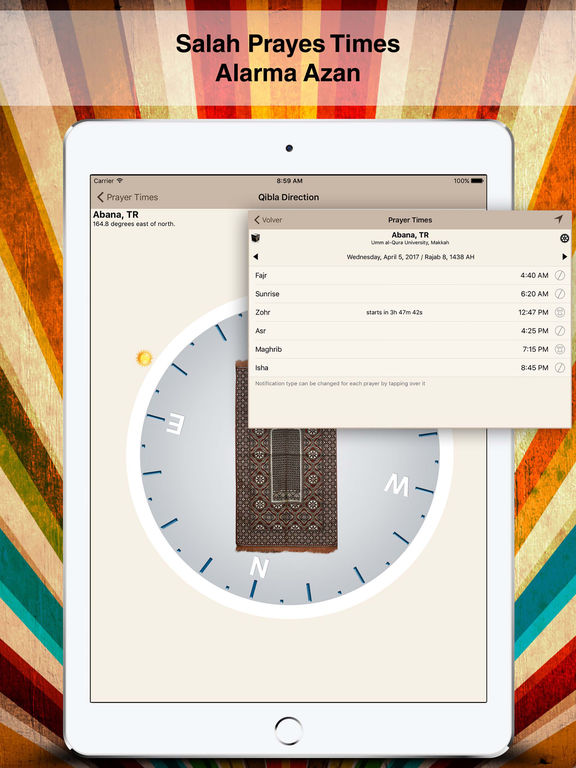 Captura de pantalla del iPad 3