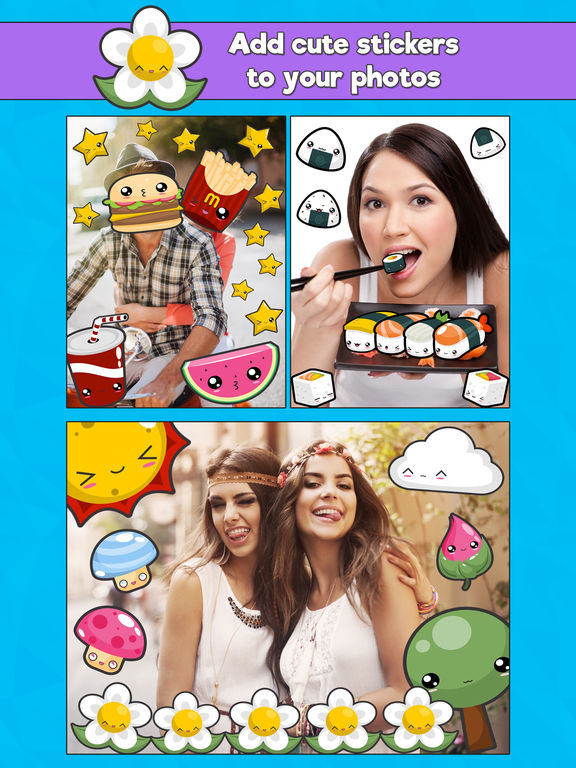App Shopper Kawaii Photo Booth Cute Sticker & Picture Editor