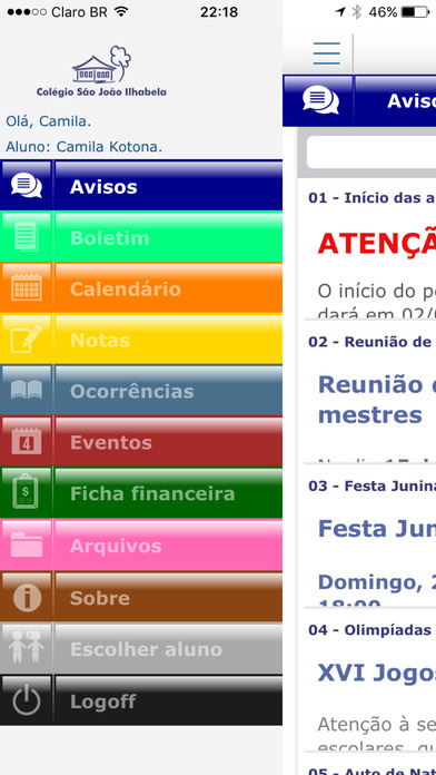 Colégio São João Ilhabela screenshot 2
