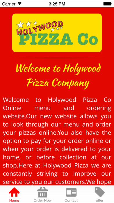 Holywood Pizza Company screenshot 2