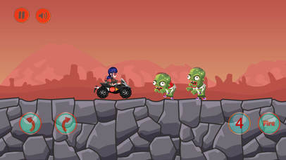 Ladybug Vs Zombies Motocross Miraculous Racing screenshot 3