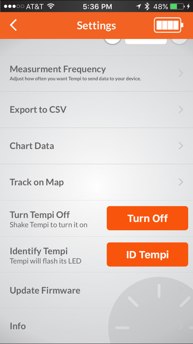 Tempi - Smart Sensor screenshot 4