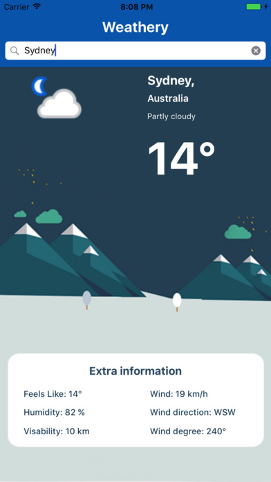 Weathery - The Full Weather App screenshot 2