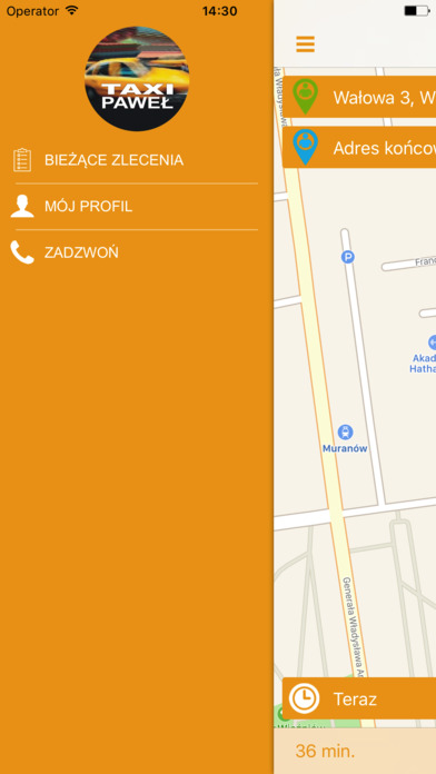 Taxi Paweł screenshot 2