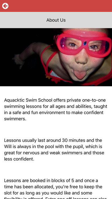 Aquacktic Swim School screenshot 3