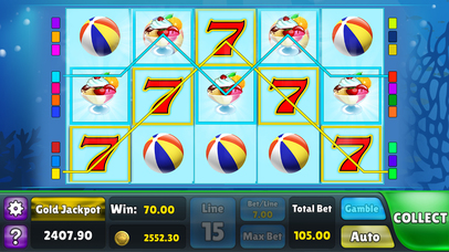 Hot Beach Slot Machine screenshot 2