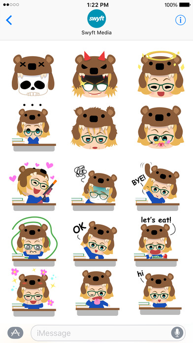 Betsie Bear: Stickers and Emoji for Students screenshot 3