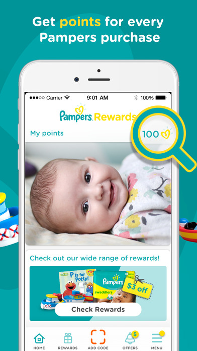 Screenshots of Pampers Rewards: Parents Club for iPhone
