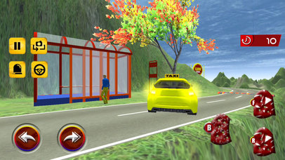 New Taxi Car Drive : Mountain Road Runner Game 3D screenshot 4