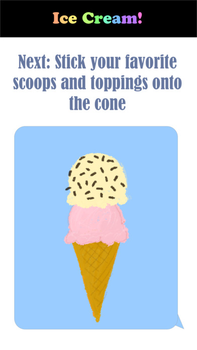 Ice Cream Cone Stickers! screenshot 3