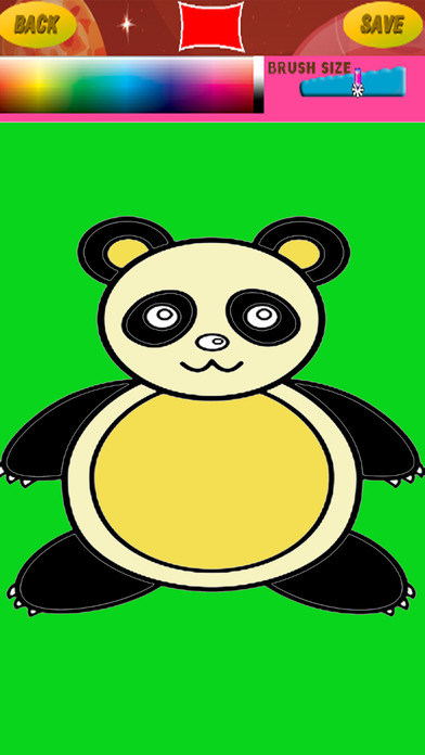 Little Panda Draw Coloring Book Games screenshot 2