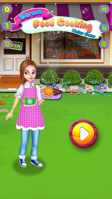 Street Food Cooking Maker Game screenshot 2