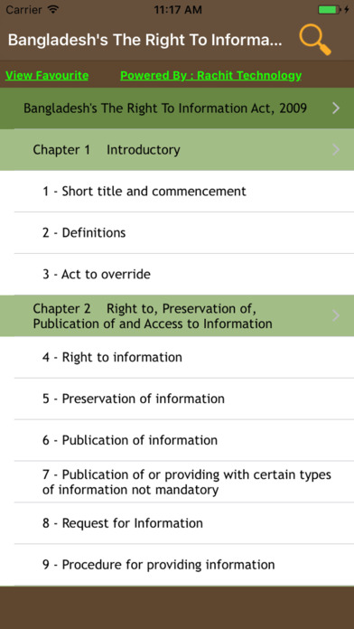 Bangladesh's The Right To Information Act, 2009 screenshot 2
