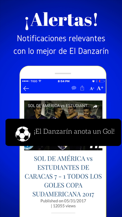 El Danzarín - Fútbol de Asunción, Paraguay screenshot 3