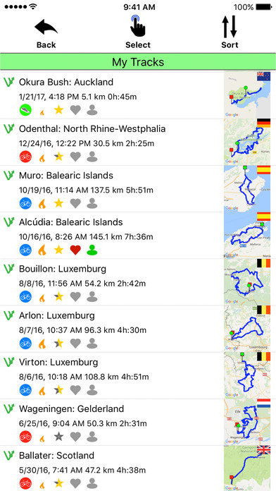 Vigyo Cycling & Running GPS screenshot 4