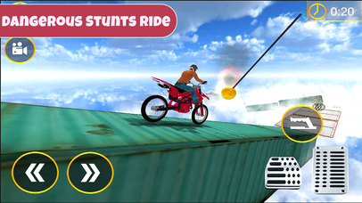 Crazy Motorbike Stunts: Extreme Sky Ride screenshot 2