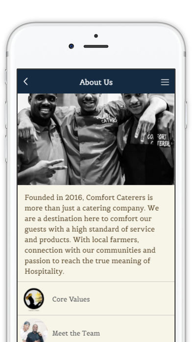Comfort Caterers screenshot 2