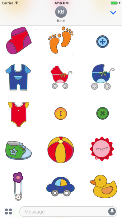 Baby Items - Stickers Pack screenshot 4