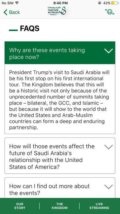 Riyadh Summit 2017 screenshot 3