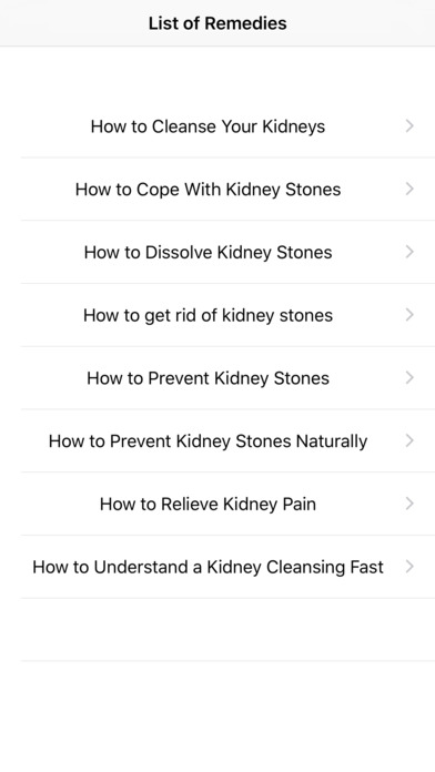 Natural Remedies For Kidney Stones screenshot 2