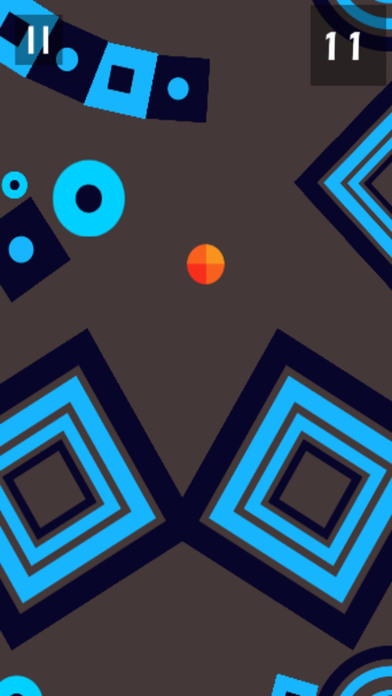 Small Orange Ball Shape Challenge screenshot 3