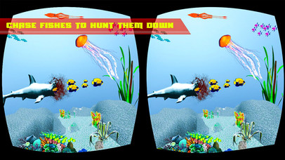 VR Killer Shark Attack Simulator - Hungry Fish screenshot 2