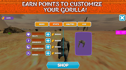 Gorilla Family Wild Life Quest screenshot 4