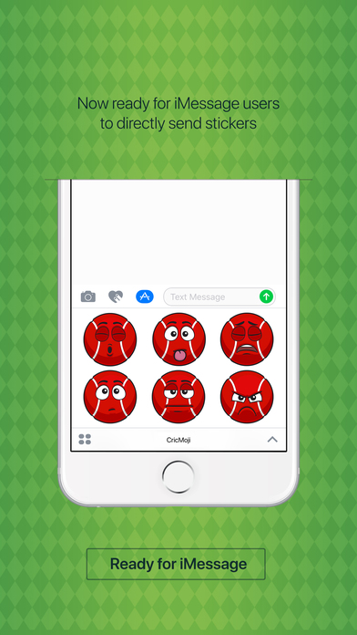 CricMoji - cricket emoji & stickers for iMessage screenshot 3