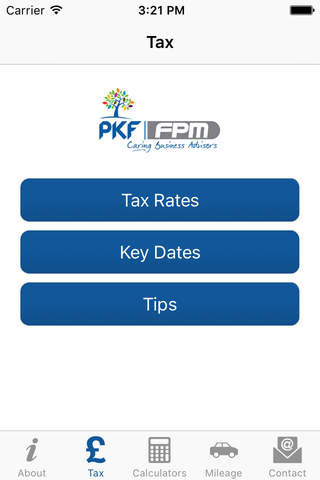 PKF-FPM Tax App screenshot 2