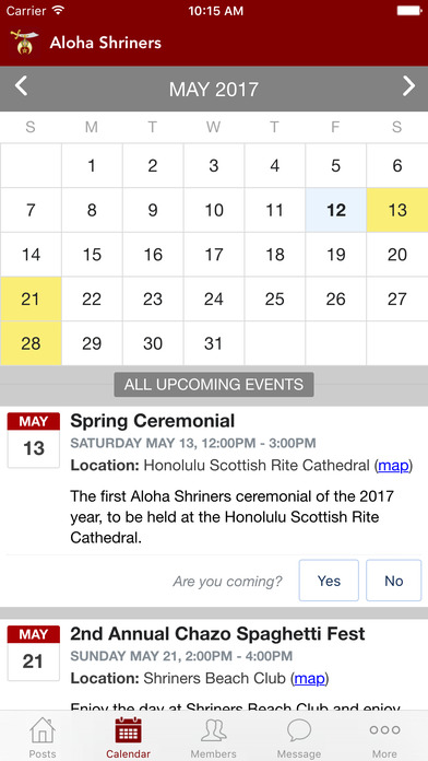 Aloha Shriners screenshot 3