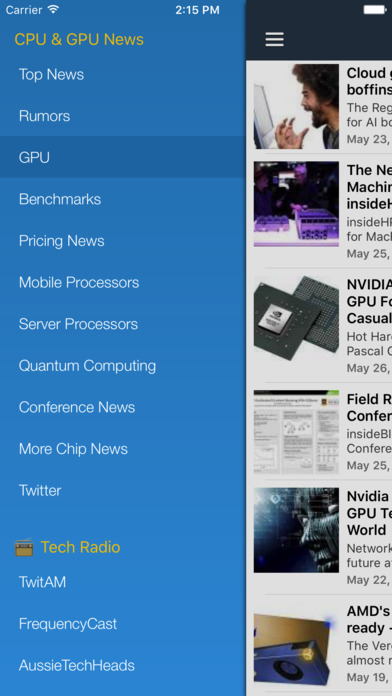 CPU GPU & Semiconductor News screenshot 2