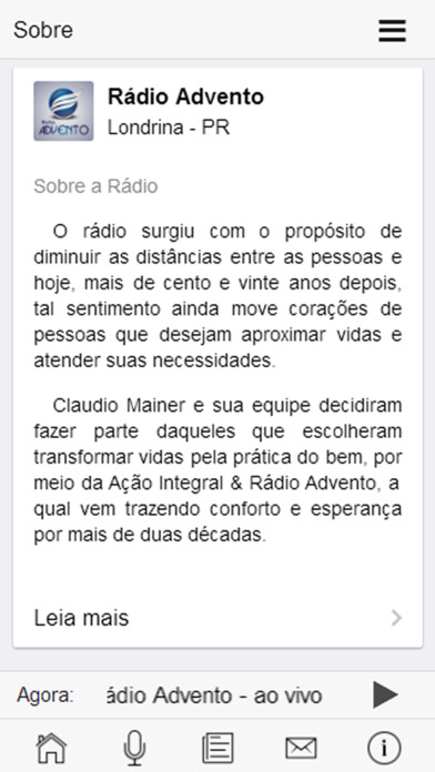 Rádio Advento Londrina screenshot 2