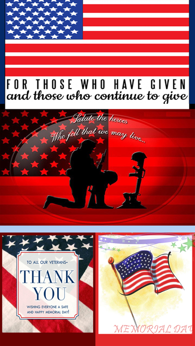 Memorial Day Greeting.s Cards - Posters Maker Free screenshot 3