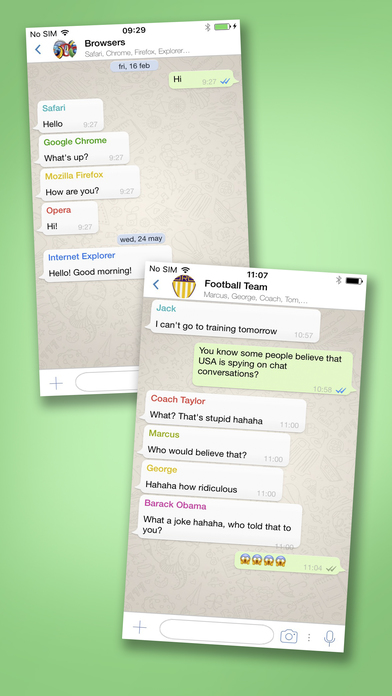 Fake chat conversations – funny text pranks screenshot 2