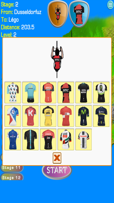 La grande boucle race cycling games 4 kids riders screenshot 2