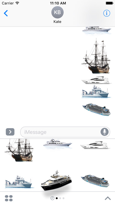 Ship Collection Stickers for iMessage screenshot 3