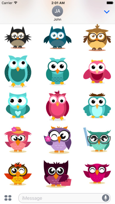 Owl Sticker screenshot 4