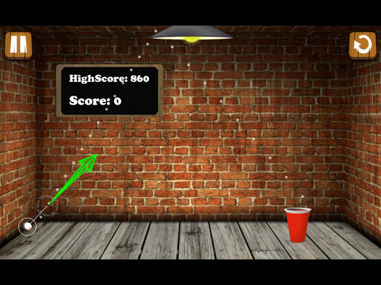 Screenshots of Beer Pong Trick for iPad