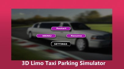 3D Limo Taxi Parking Simulator screenshot 4