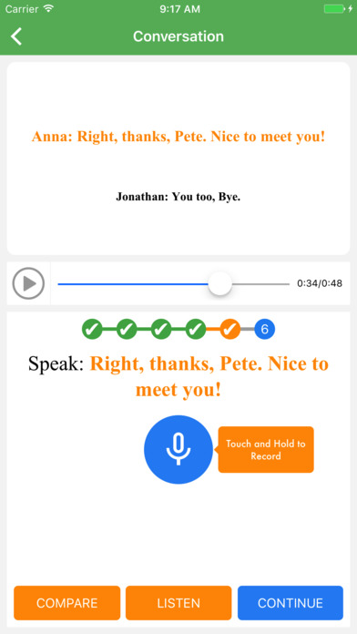 Duolearn - Let's Learn English by Conversation screenshot 4
