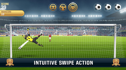 Screenshots of Flick Kick Goalkeeper for iPhone
