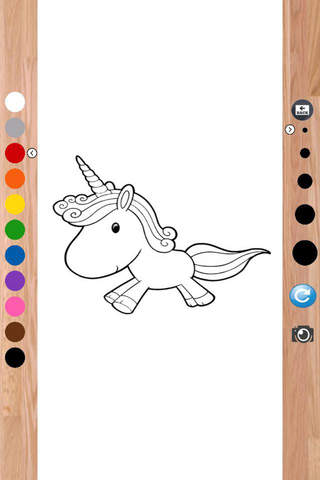 Unicorn Coloring - Learn Amazing Hd For Pont Girls screenshot 2