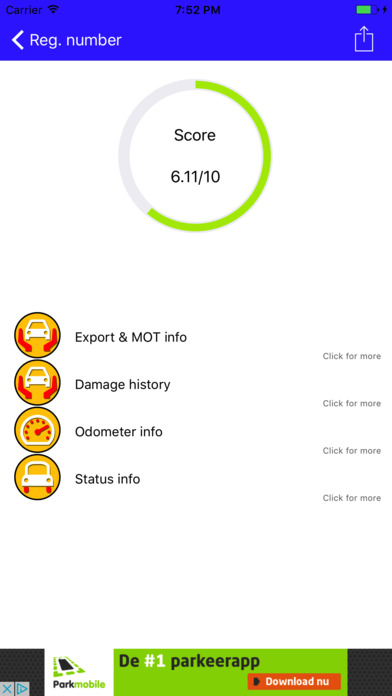 Car Check App screenshot 2