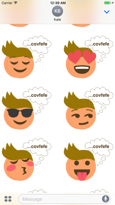 Covfefe Premium Stickers screenshot 4