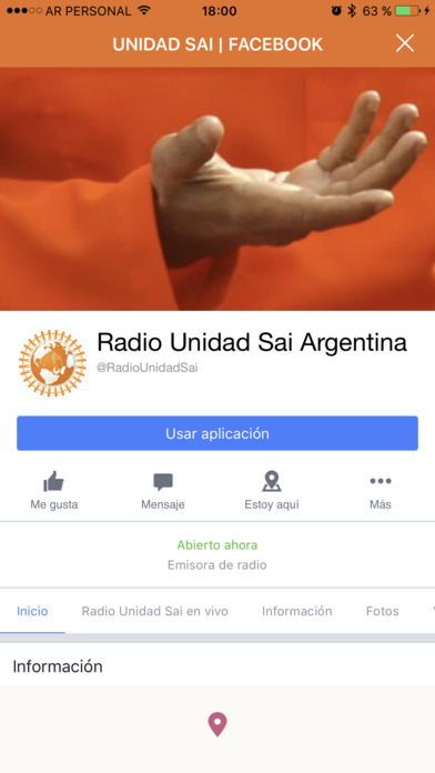 Radio Unidad Sai Argentina screenshot 2