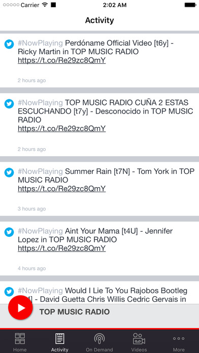 TOP MUSIC RADIO screenshot 2