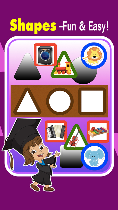 Shapes learning with 3-in-1 kids education games screenshot 2