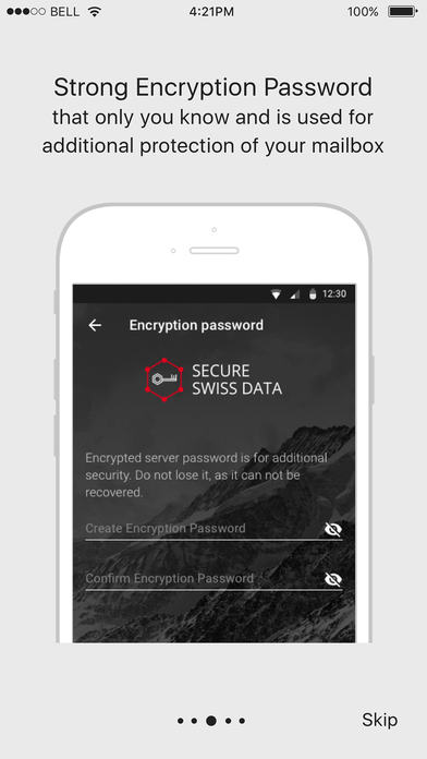 Secure Swiss Encrypted Mail and data services screenshot 2